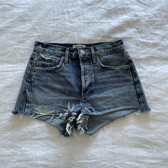 Agolde Parker Rocksteady Jean Shorts - Picture 3 of 7
